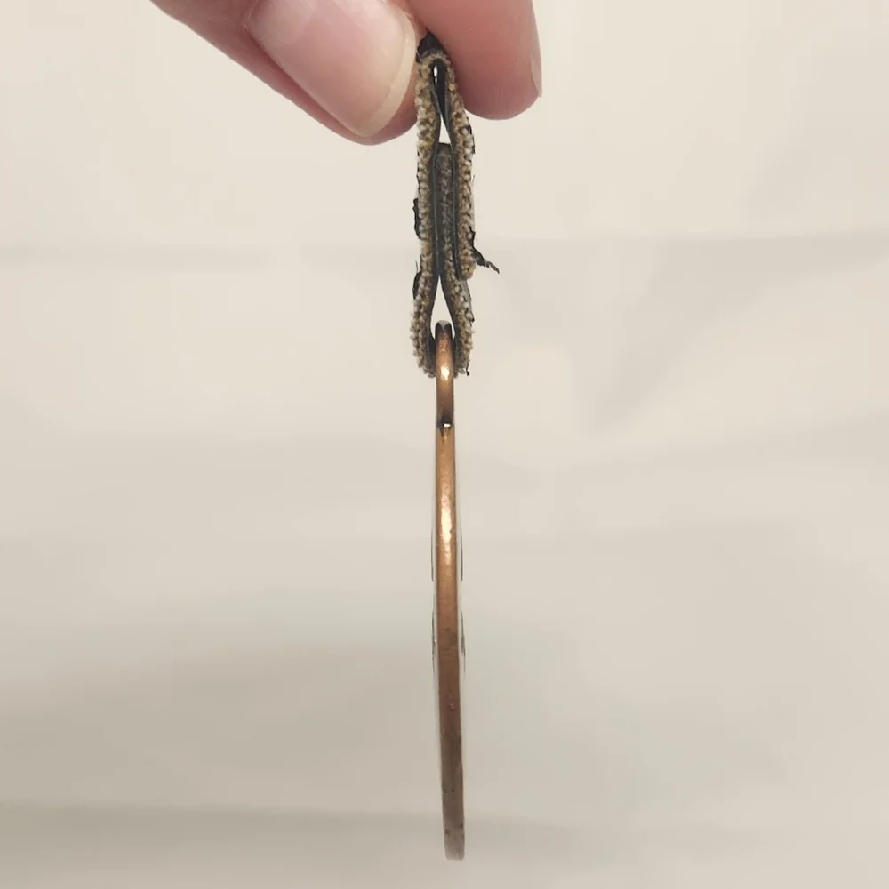 3” Copper Moose Colorado Leather Strap Keychain